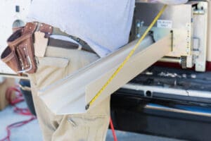 Your seamless gutters come as one piece