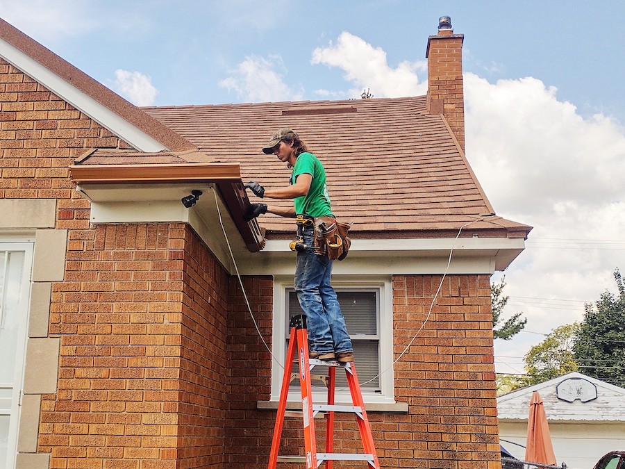 Gutter guard installation